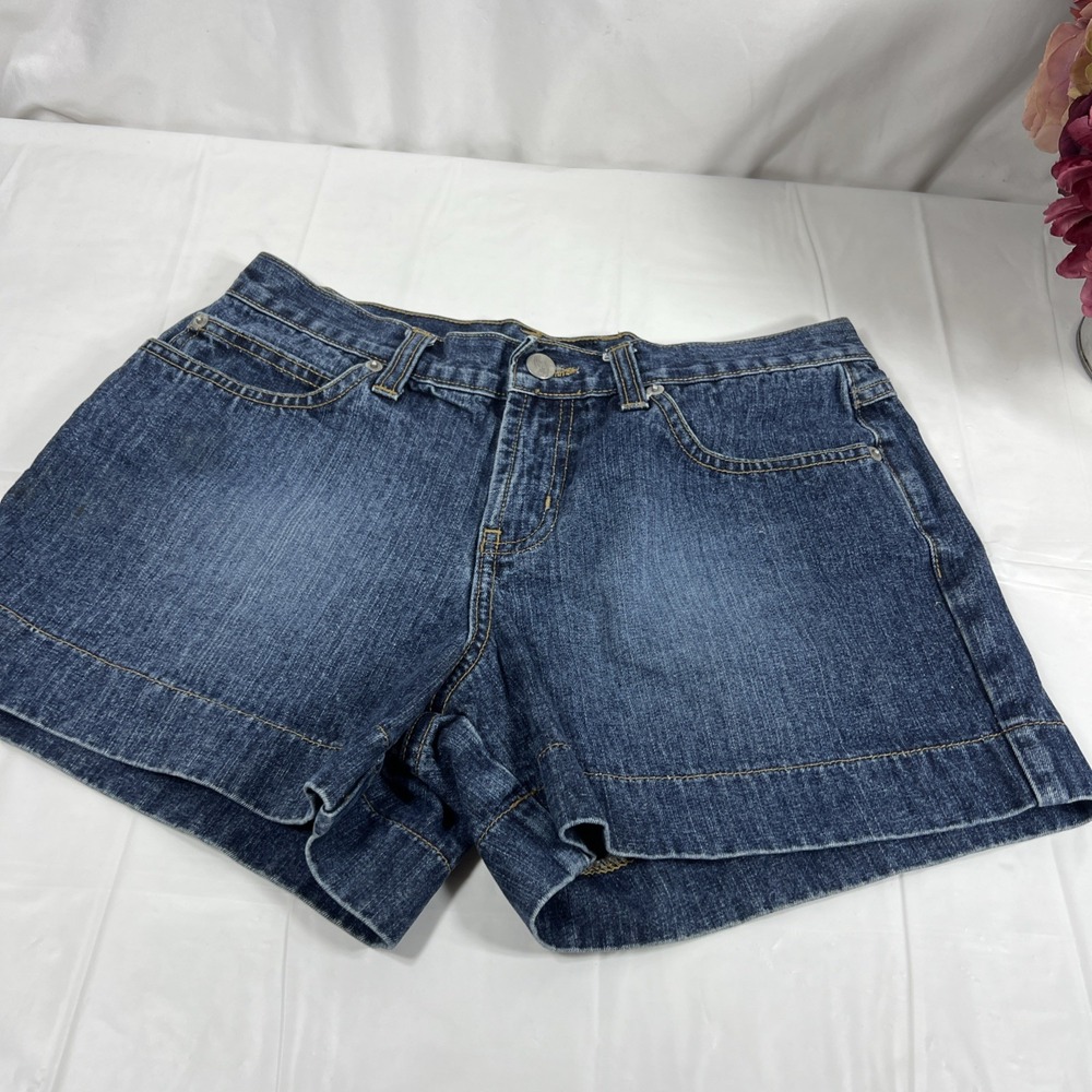 Vintage Bongo Denim Shorts Women's Sz 7 Low Rise‎ 4"Inseam Jean Shorts
